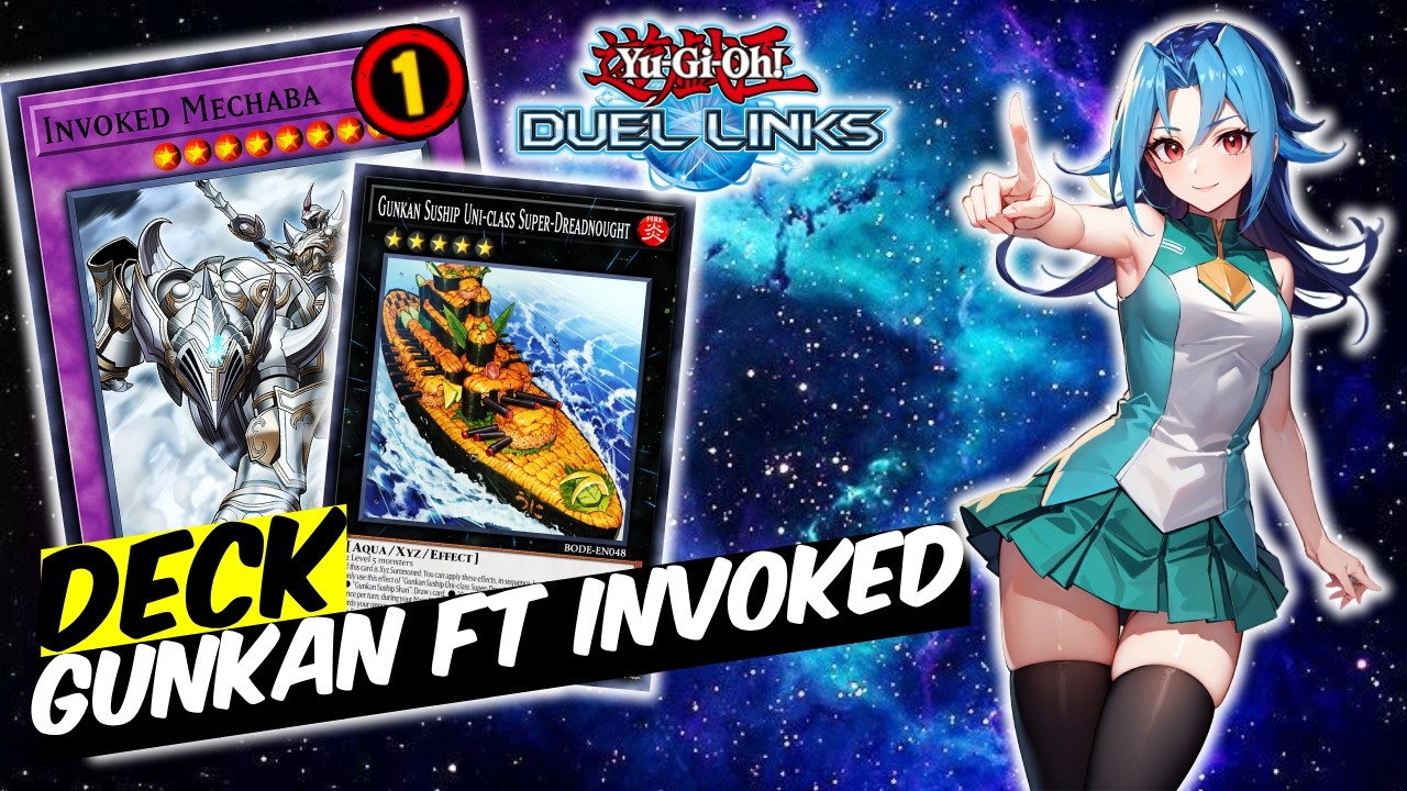 INVOKED Deck con Gunkan Sushi | una MEJORA para la OFENSIVA | Yu-Gi-Oh! Duel Links