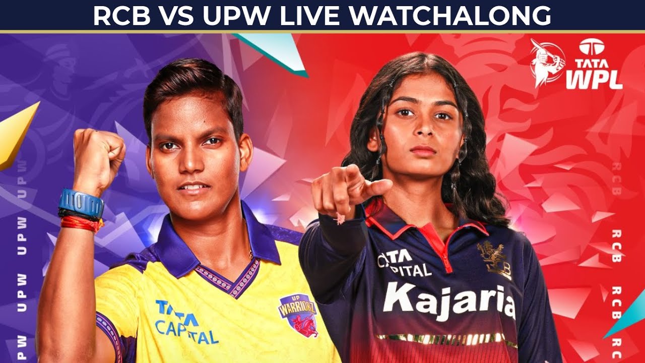 RCB vs UP WARRIORZ WPL 2026 LIVE | Watch Along & Live Reactions