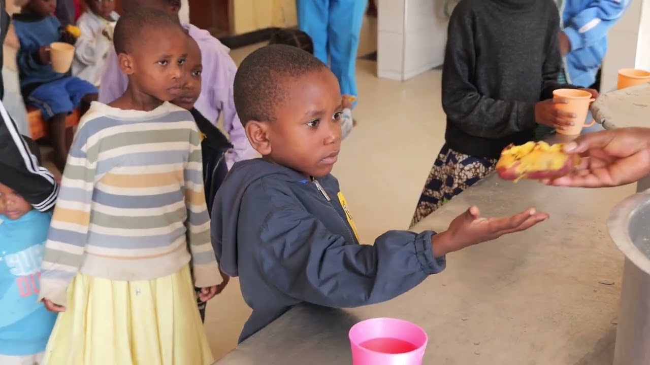 Bethany Project Breakfast - Potatoes  and Tea,  RAIN and the HOLE