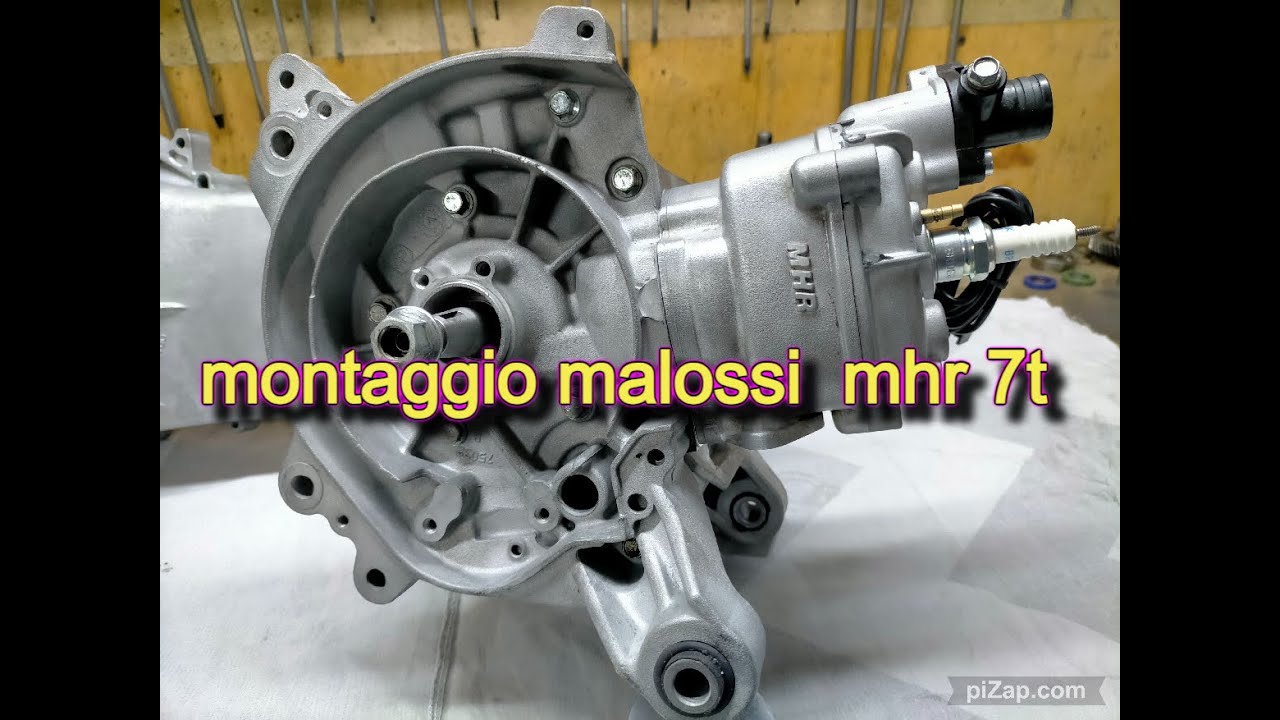 montaggio gruppo termico malossi mhr 7t montaggio albero malossi chiusura motore