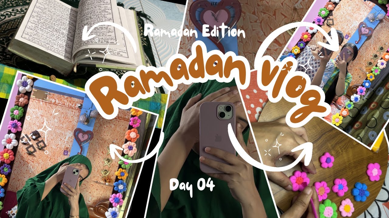 From Iftar prep to DIY decor – full day vlog 🤍