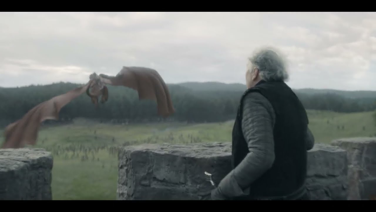 House of the Dragon - Rhaenys and Meleys arrive at Rook's Rest