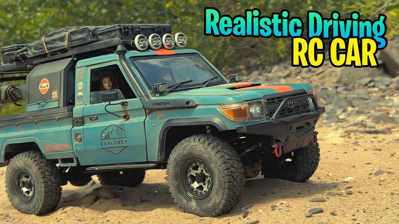 Scale RC Adventure: Toyota Land Cruiser LC70 Killerbody on Boom Racing BRX01 OffRoad RC