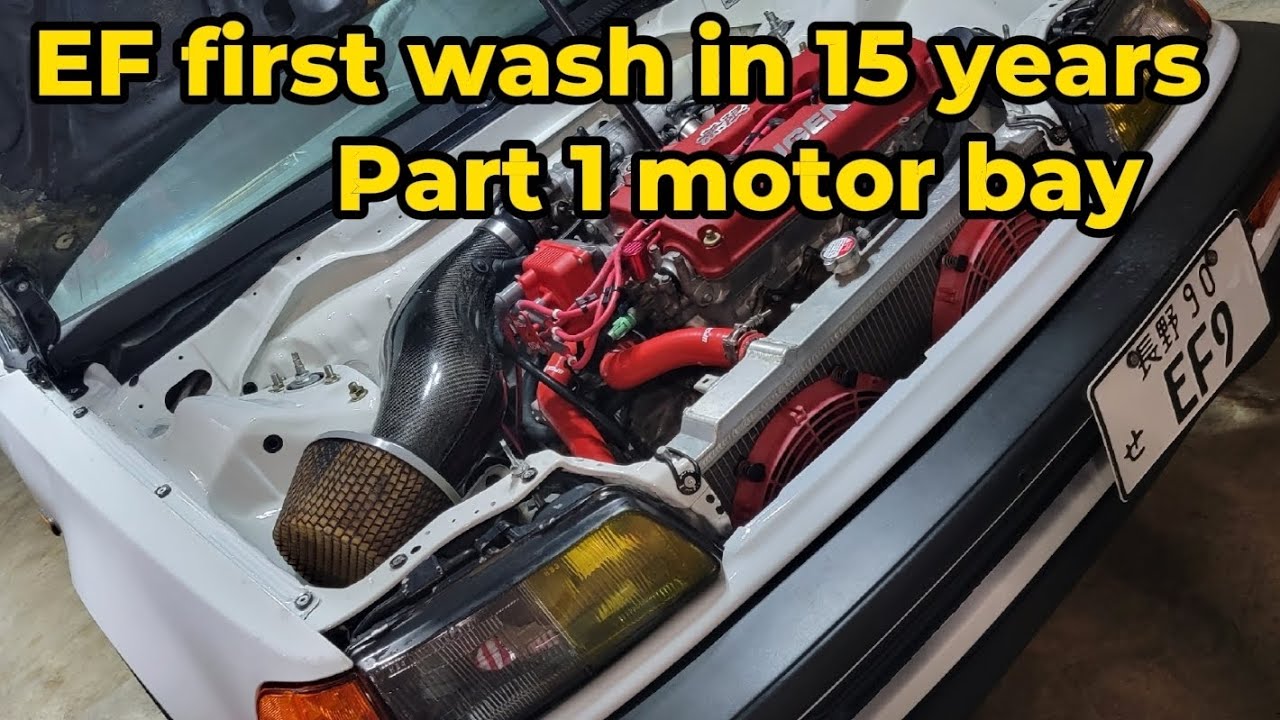1990 Civic EF sitting for 15 years gets cleaned (part 1)