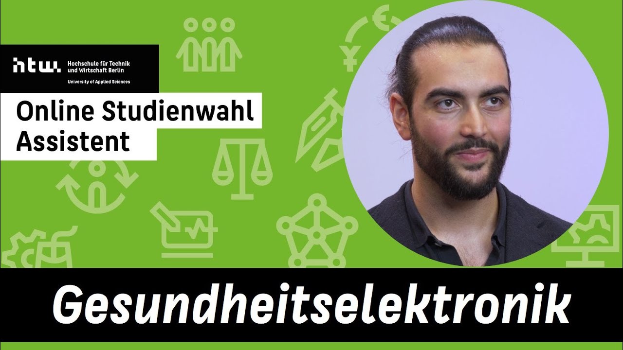 GESUNDHEITSELEKTRONIK an der HTW Berlin studieren | Interview mit dem Absolventen Abdullah Sardogan