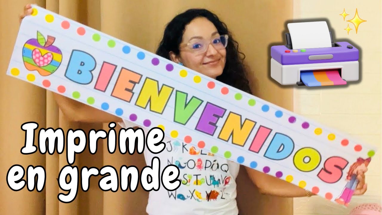 Cómo imprimir MÁS DE 1 METRO con cualquier impresora común (Truco fácil y GRATIS)