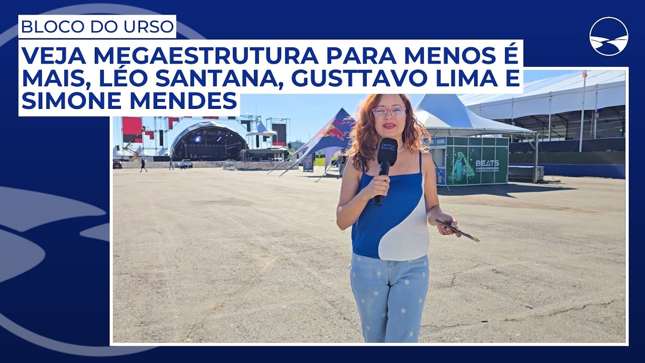 Bloco do Urso 2026: Veja megaestrutura para Menos é Mais, Léo Santana, Gusttavo Lima e Simone Mendes