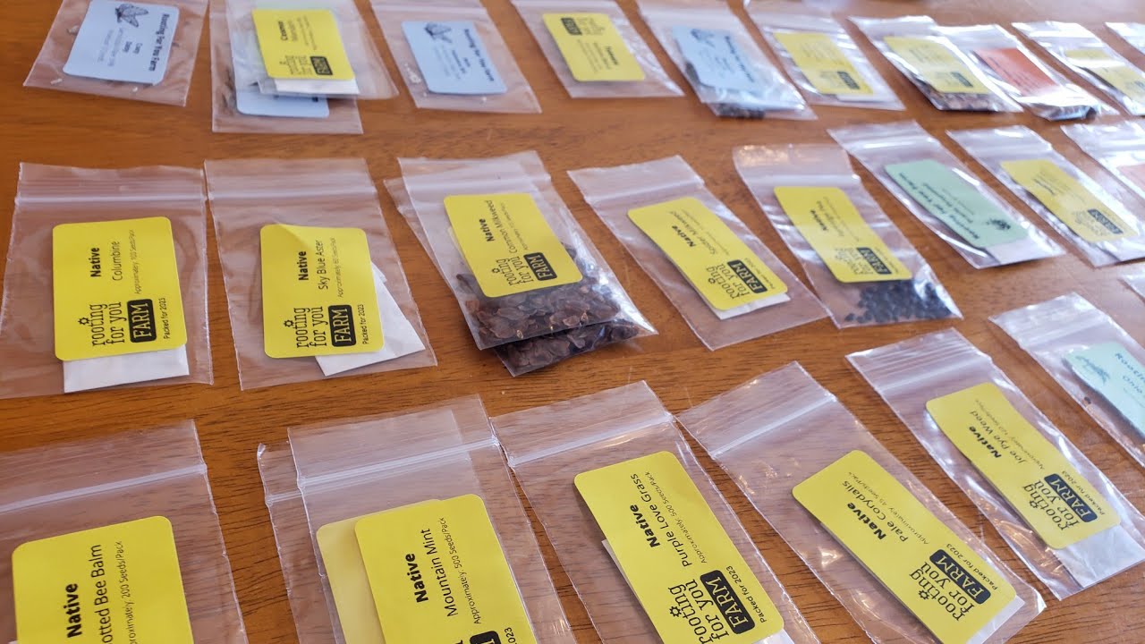 SEED HAUL: Rooting for You Farm $1/pack Sale + Review | Unboxing & Photos for Native & Flower Seeds