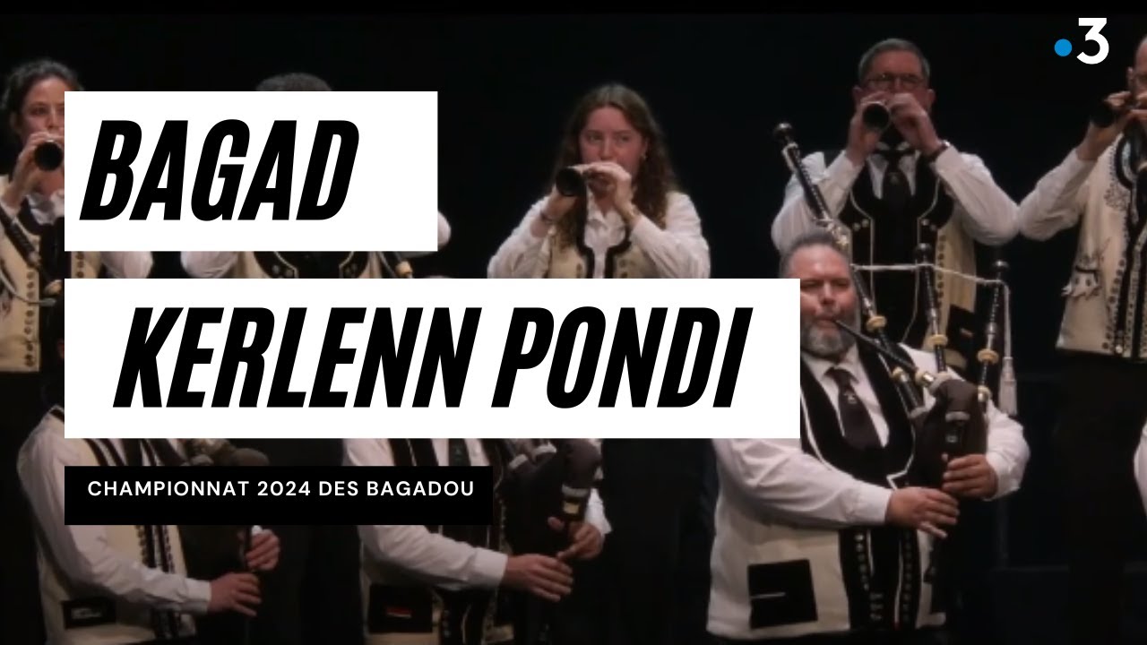 La Kerlenn Pondi, le bagad de Pontivy au championnat 2024 des Bagadoù au Quartz de Brest