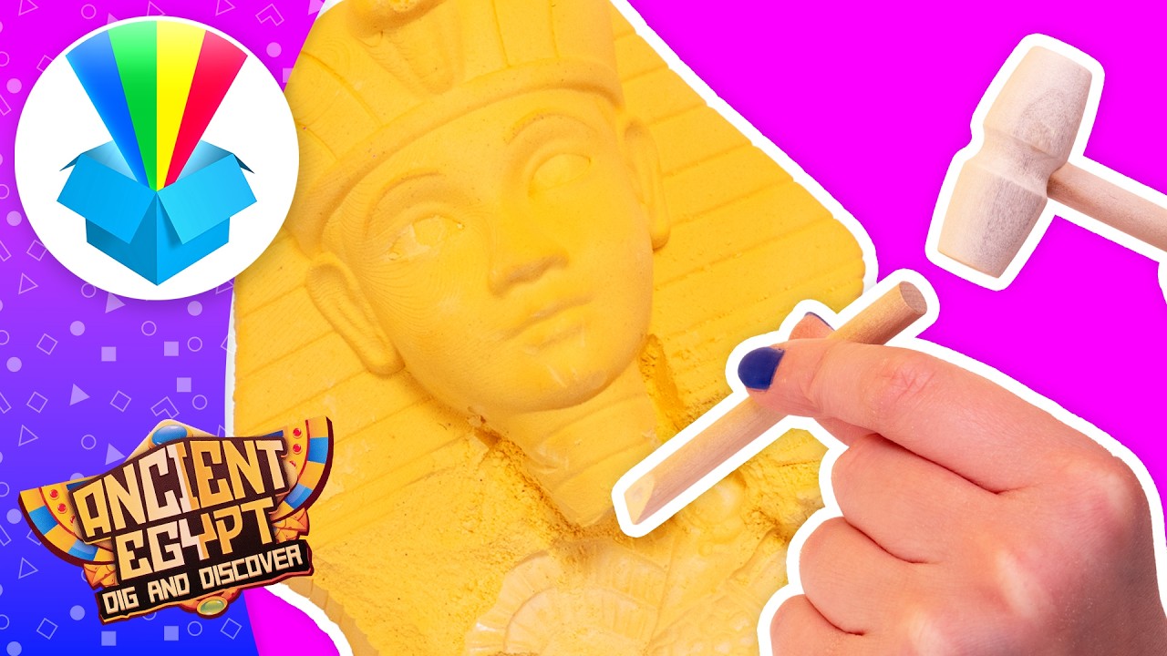 🎁 Kicsomi 😍 Mi van a tömbben? ➡️ 🏺 Ancient Egypt Dig & Discover régészeti készlet ⏳ ⭐ Mimi ⭐