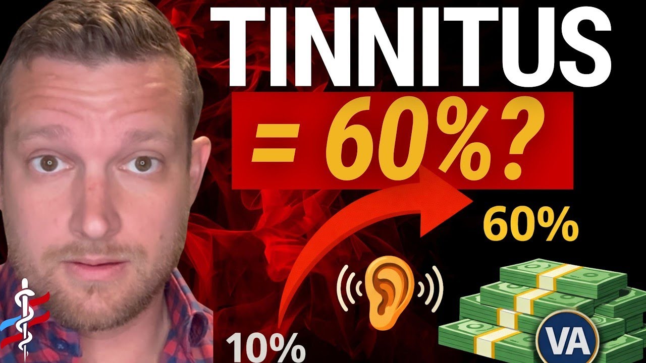 Получаете 10% инвалидности из-за шума в ушах? ПОСМОТРИТЕ ЭТО ВИДЕО, прежде чем подавать еще одну ...
