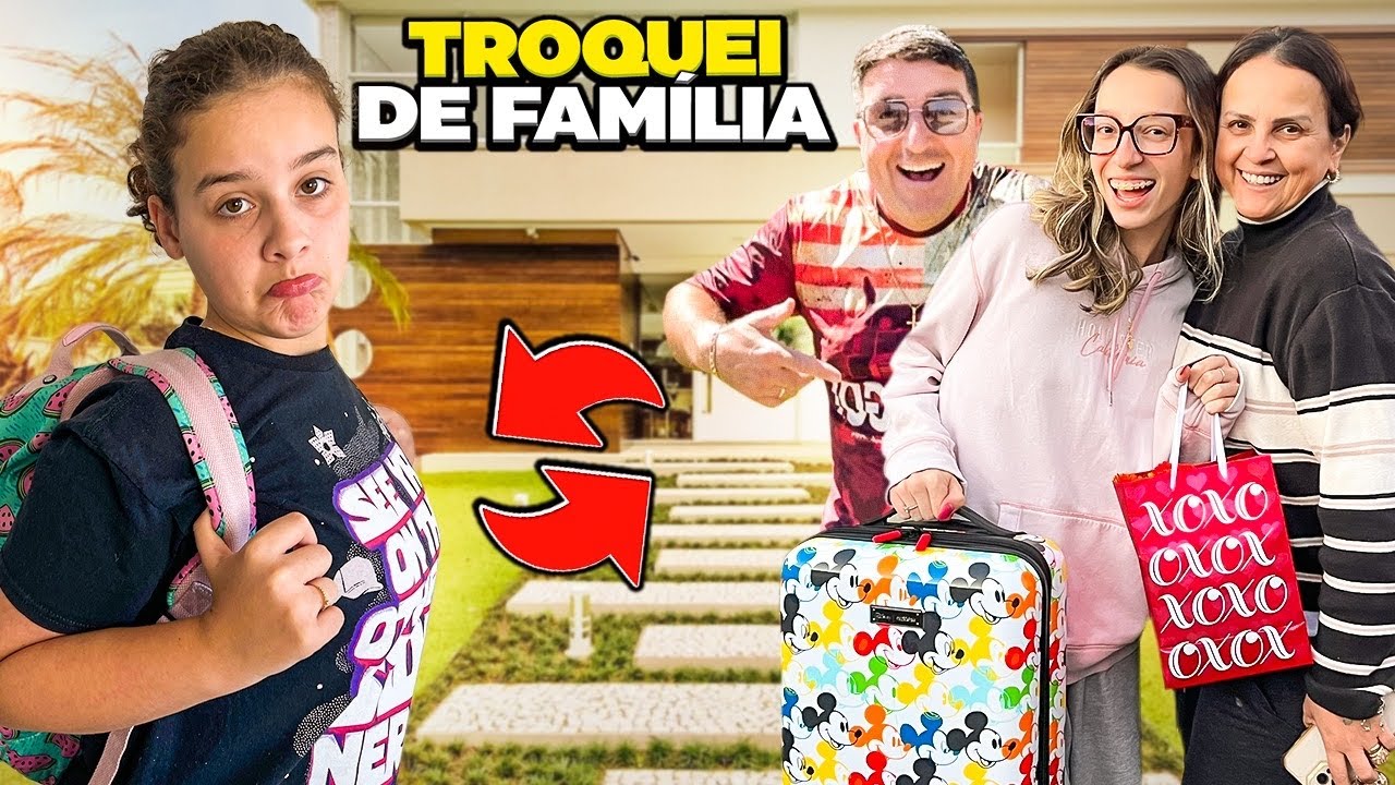 TROQUEI DE FAMÍLIA COM A @FabianaLandimm -  TROCA DE FAMÍLIAS #2