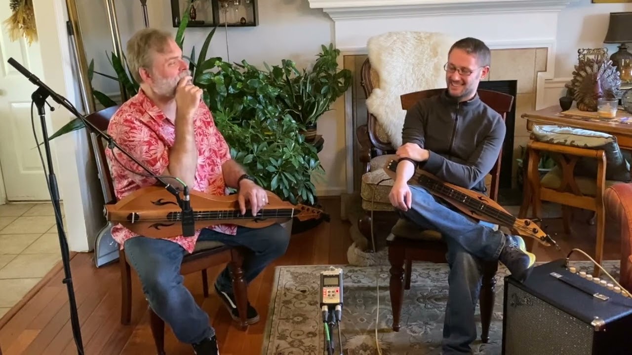 Aaron O'Rourke & Stephen Seifert with the New David Beede/Terry McCafferty "L’il D’bl Bass" Dulcimer