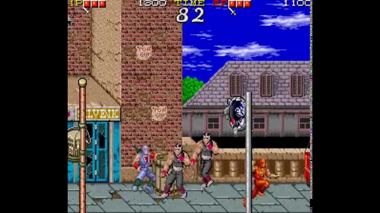 Ninja Ryukenden/Gaiden 2 player arcade game 60fps
