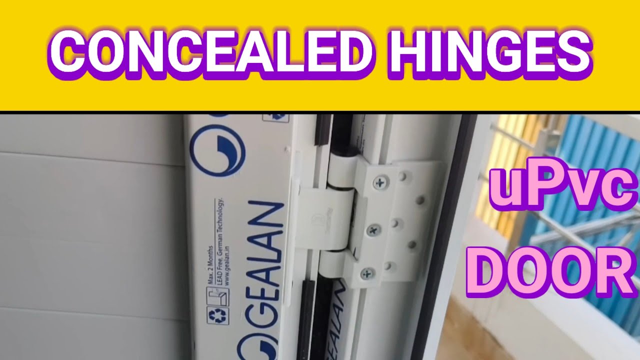Concealed Hinge Kaise Lagaye | | How to fit a concealed hinge in uPvc door | | 