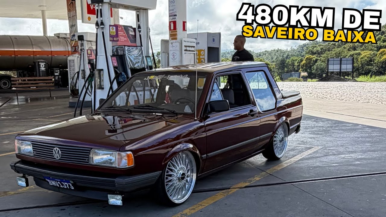 PÉ NA ESTRADA SÓ QUE DESSA VEZ SENTIDO CURITIBA!! MAIS DE 450KM NA RODAGEM DE SAVEIRO REBAIXADA!!