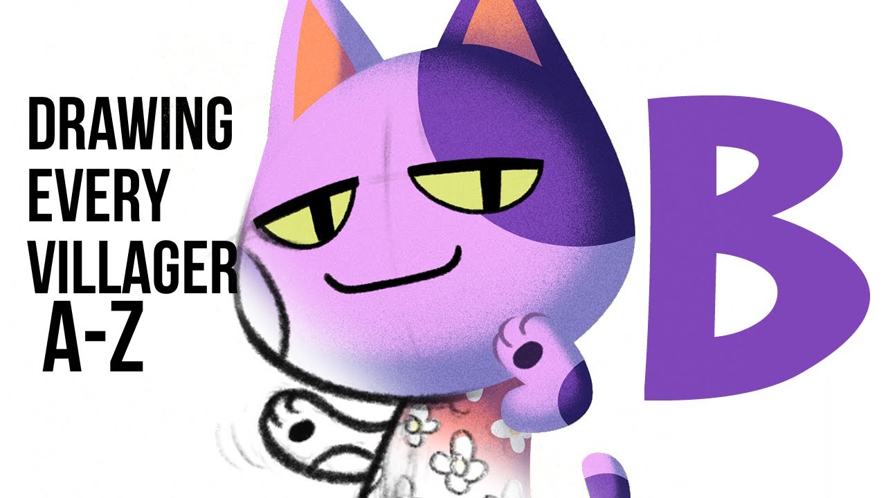 Sketching ALL Animal Crossing Villagers A-Z: B