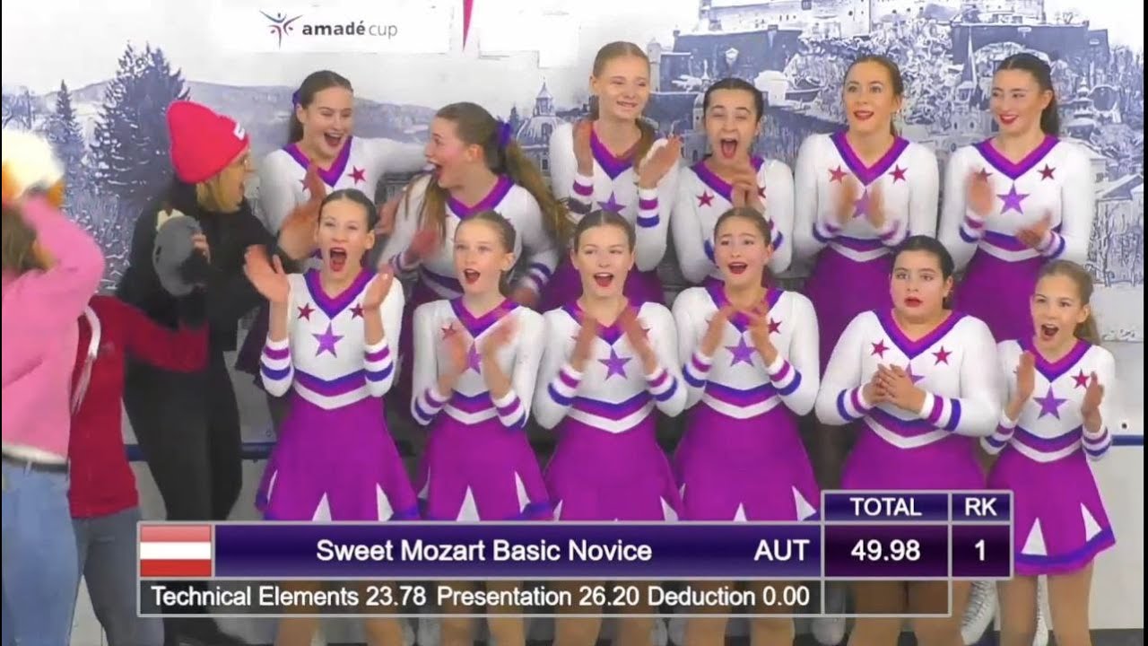 Mozart Cup / Amadé Cup. Sweet Mozart Basic Novice.  Salzburg, Austria. 19.01.2025