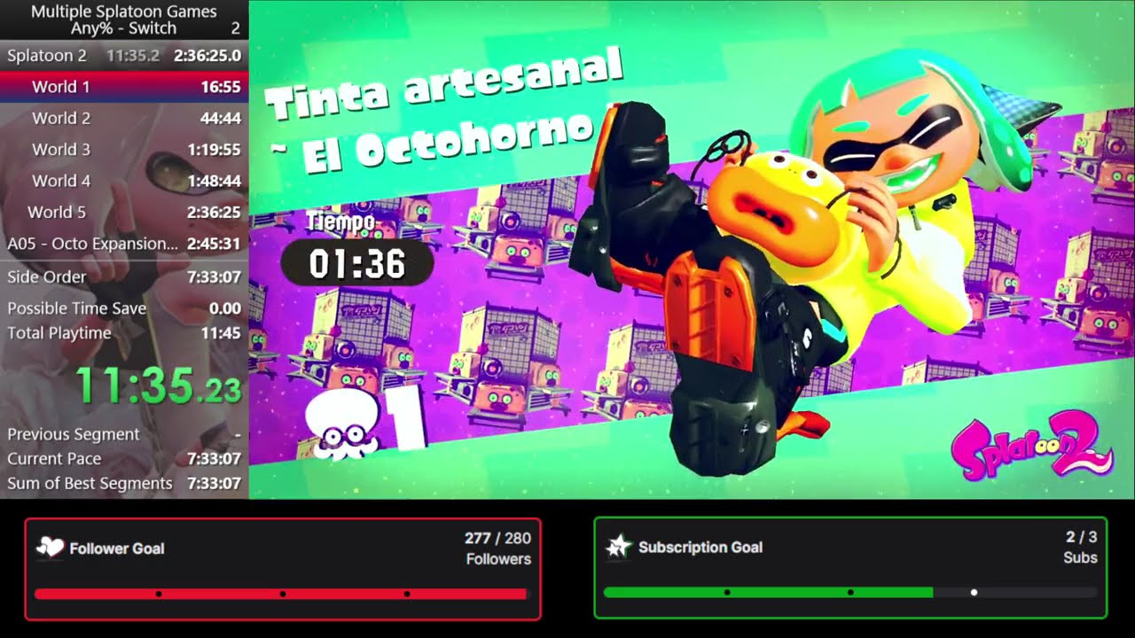 【Splatoon Any% - Switch】- 
