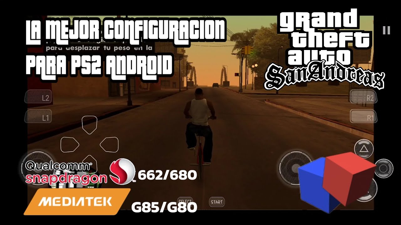 La mejor configuración para GTA San Andreas para emulador aethersx2 Nethersx2 gamas media y baja🚀