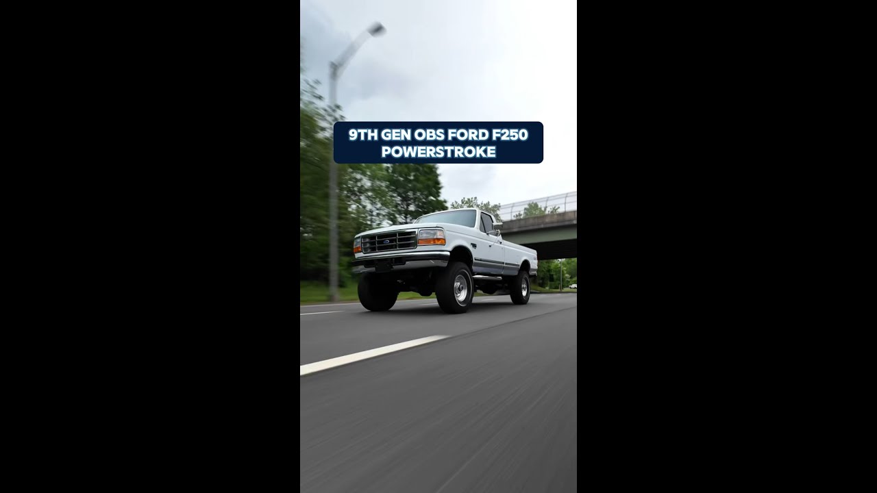 9th Gen OBS Ford F250 rules the highway! #shorts