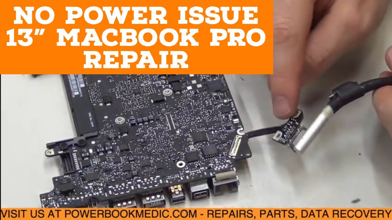 Ремонт Macbook Pro с отключением питания на 13-дюймовом A1278 с платой 820-3115