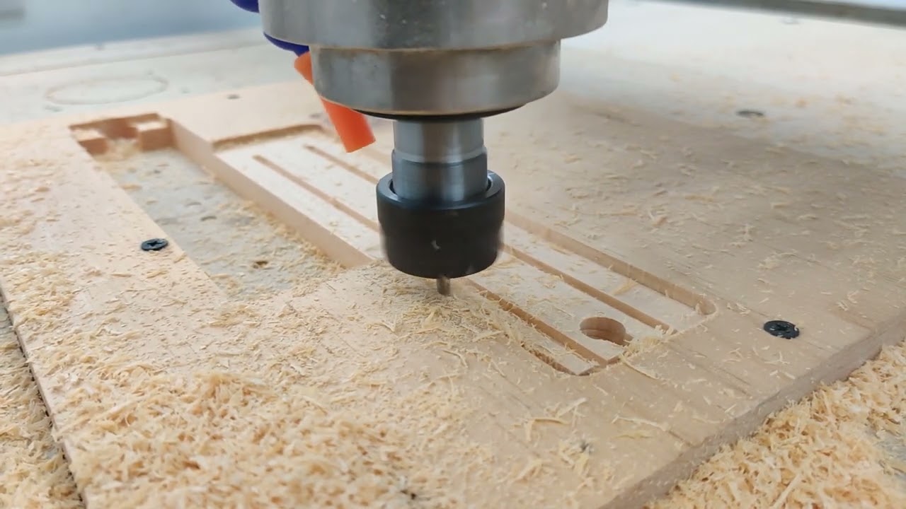 Creating a CNC Wood Toy Train Track with Adaptive Clearing
