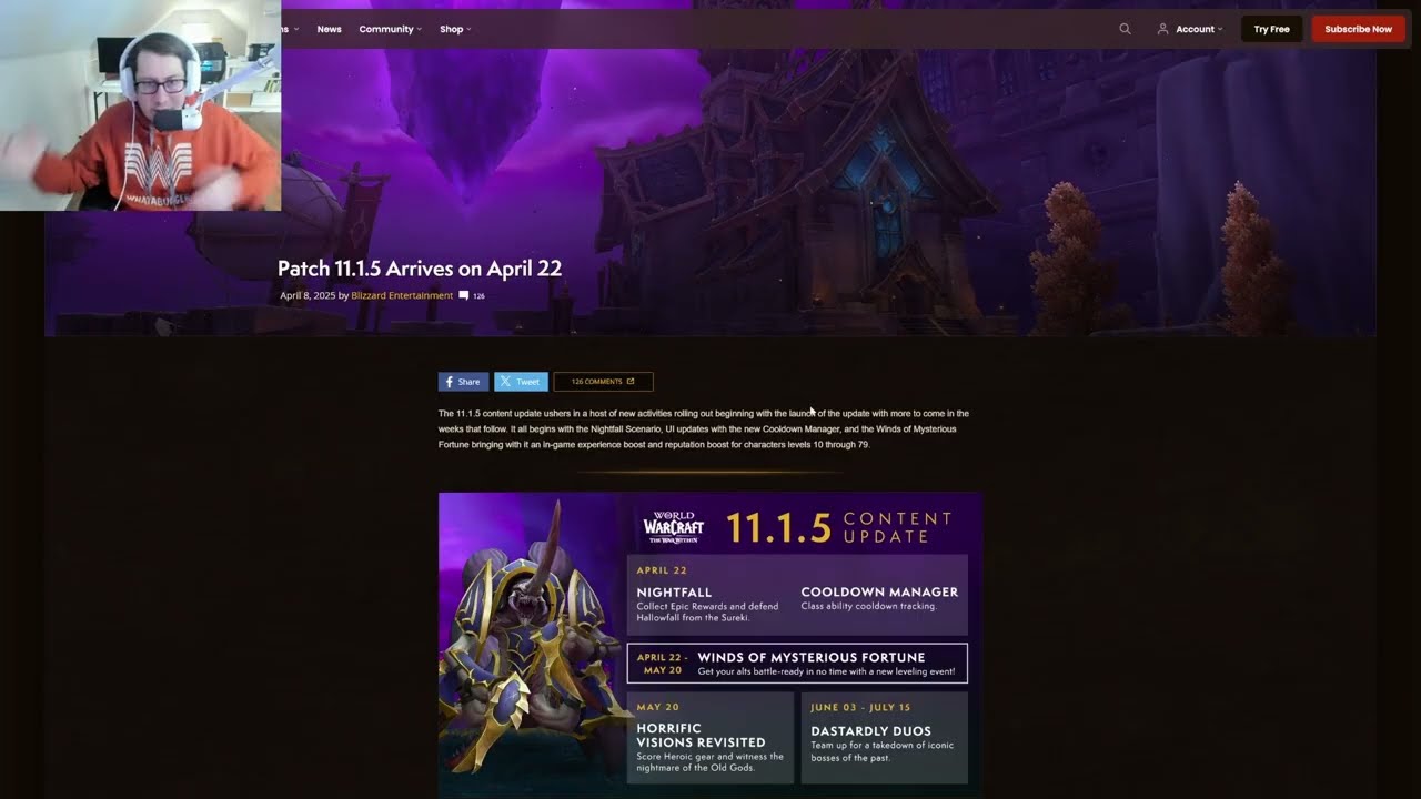 Patch 11.1.5 Overview