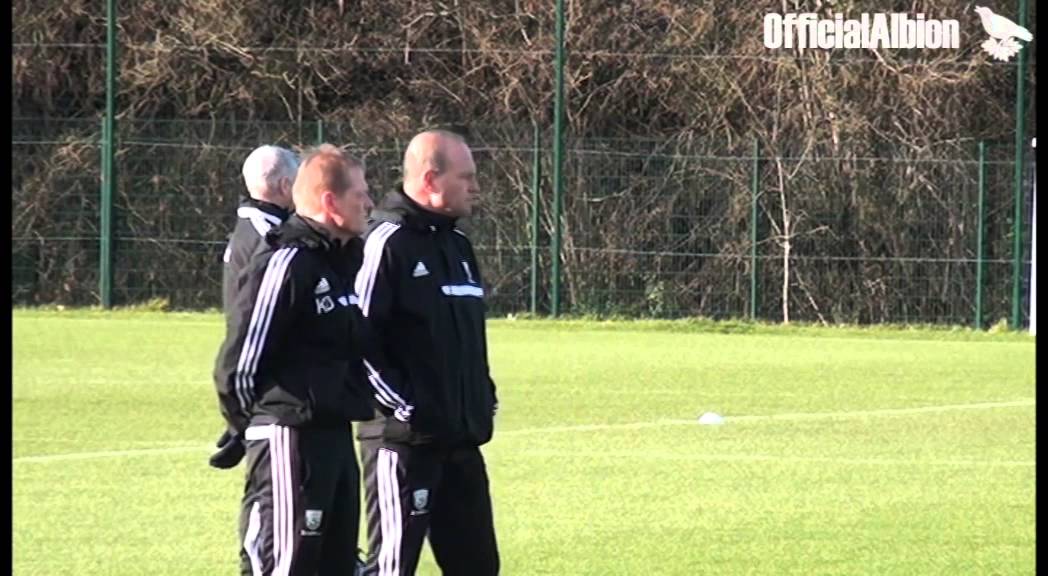 Pepe Mel's first training session as West Bromwich Albion boss