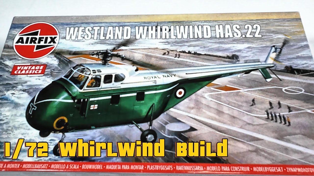 Airfix 1/72 Westland Whirlwind HAS.22 сборка A02056V