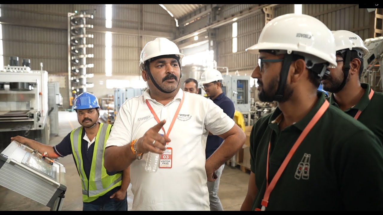 Factory Acceptance Test of Glass Depalletiser for United Breweries Ltd.