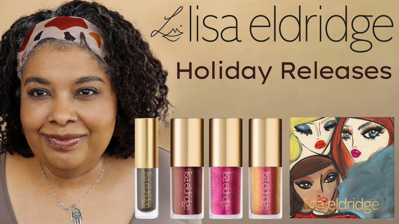 Новый набор для губ Lisa Eldridge Holiday Lip Gloss Embrace Sequin Lip Gloss – Liquid Lurex Eyesh...