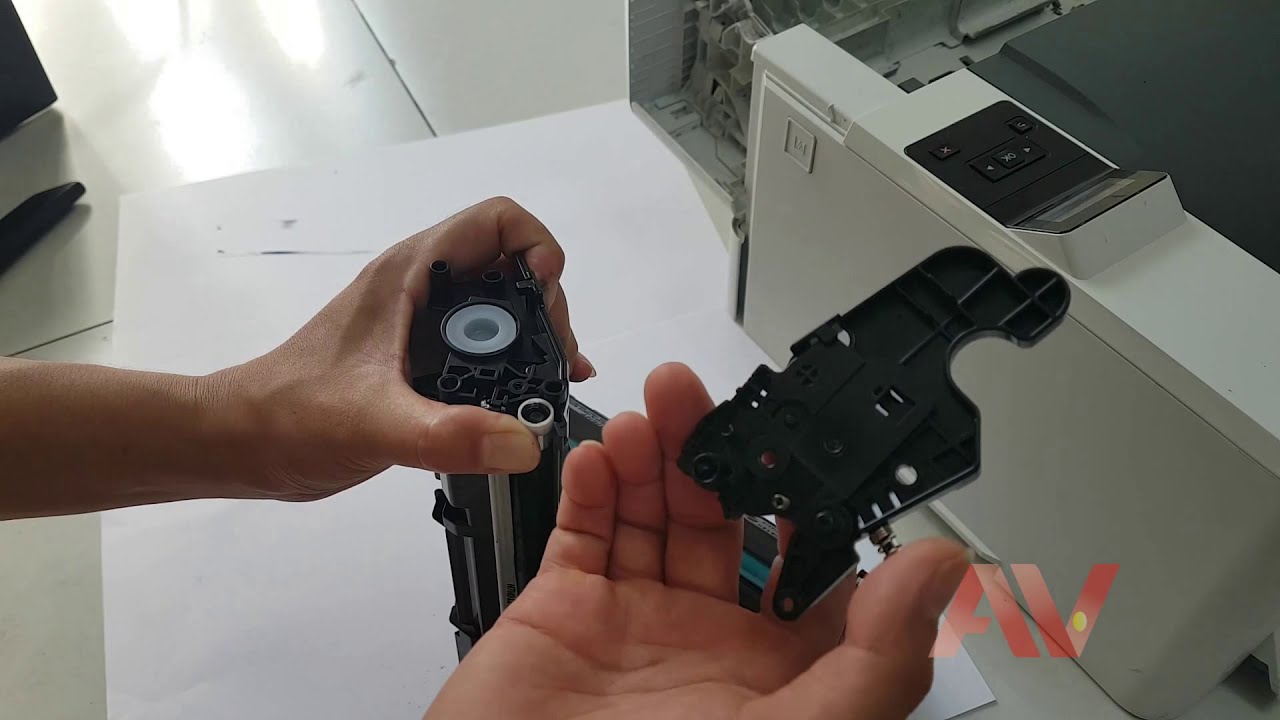 Instructions for ink replacement, Cleaning and refilling the CF226A Cartridge HP Pro M402dn printer