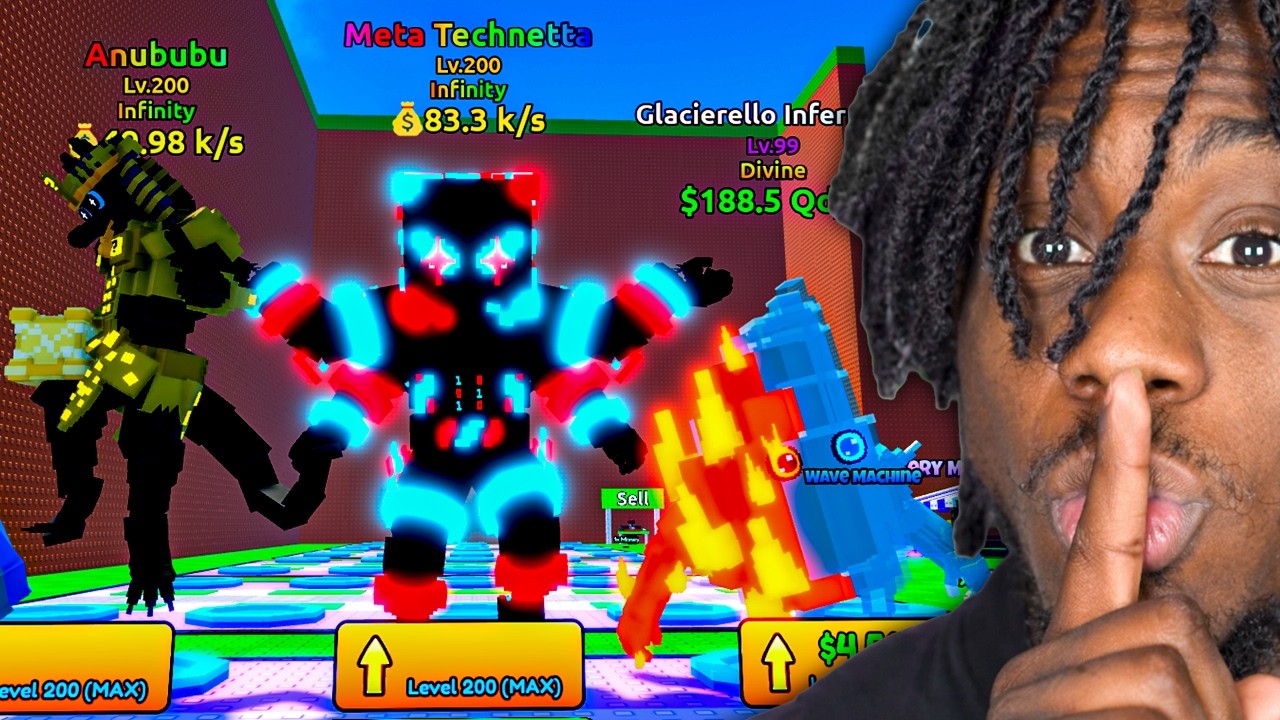 I Found a INFINITY BRAINROT During ADMIN ABUSE in Escape Tsunami For Brainrots...