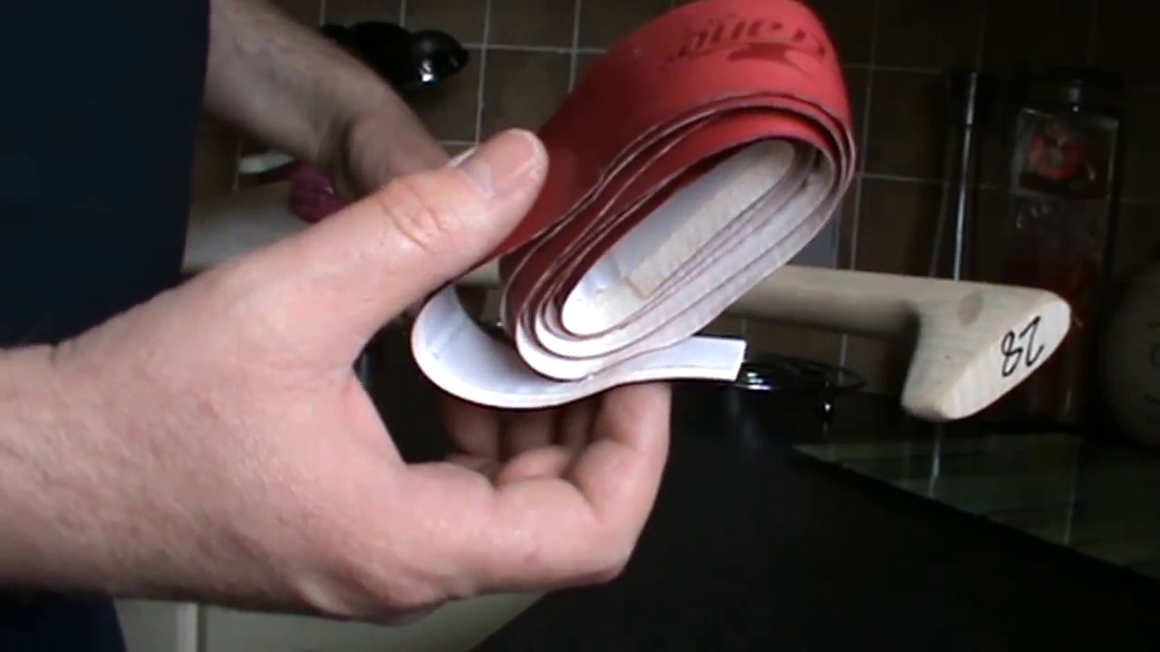 How to put grip tape on a hurley