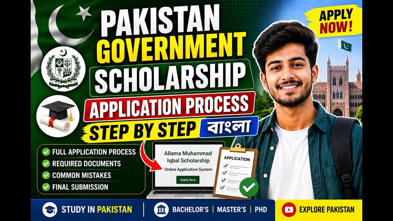 Pakistan Government Scholarship 2026 Full Application Process | Step by Step
