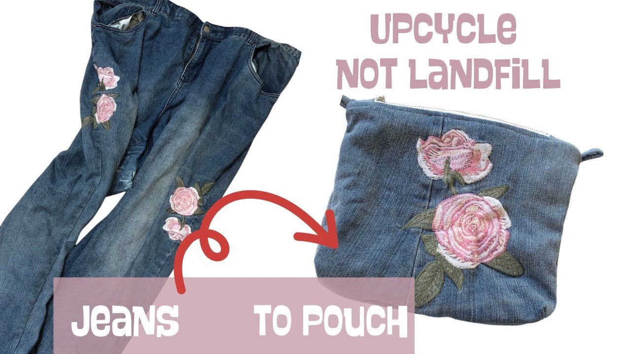 Watch Me Turn Damaged Jeans Into Something Amazing!