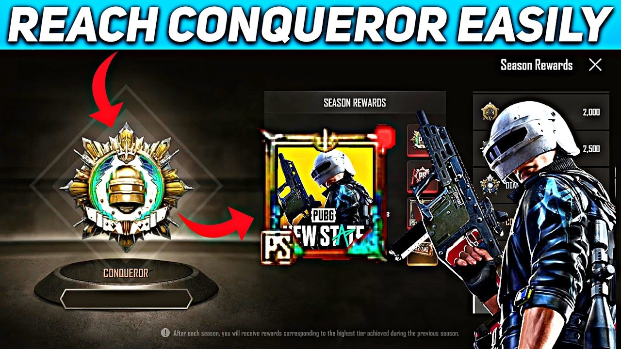 TOP 3 TIPS TO REACH CONQUEROR EASILY IN PUBG NEW STATE | HOW TO REACH CONQUEROR IN PUBG NEW STATE |