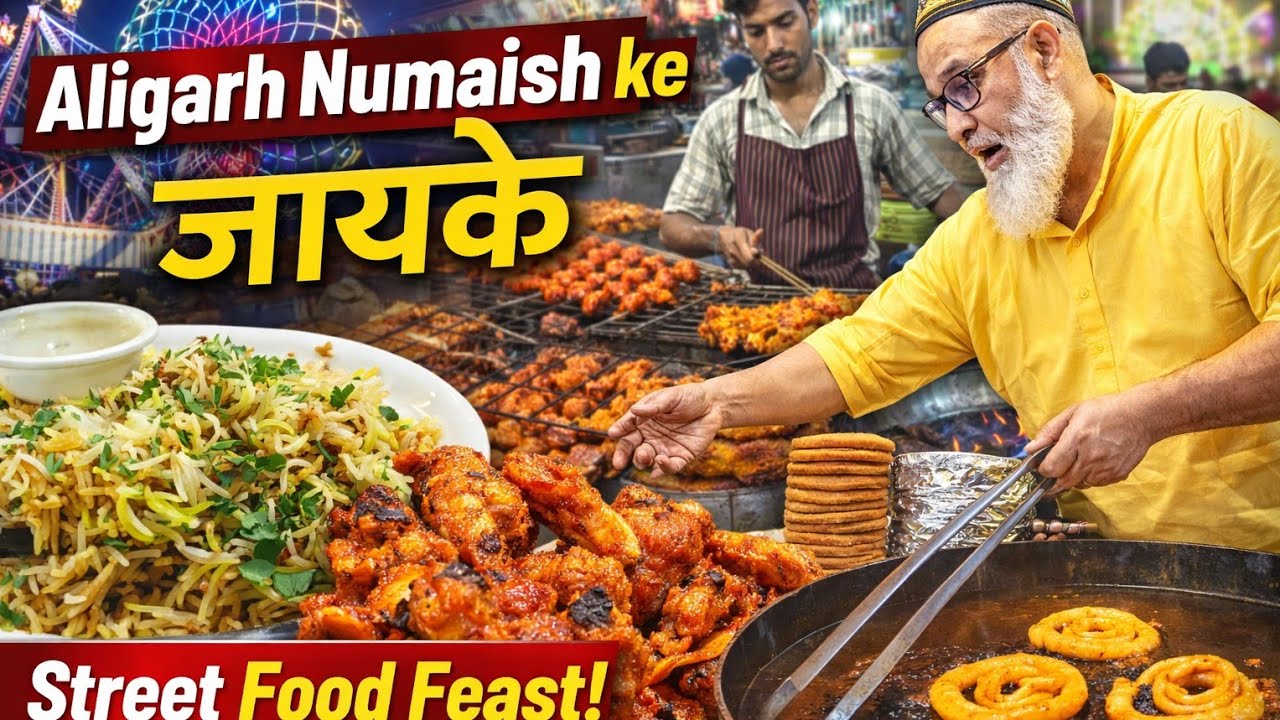 Aligarh Numaish ke flavour| Kaisa hai Aligarh ke numaish ke khana peena