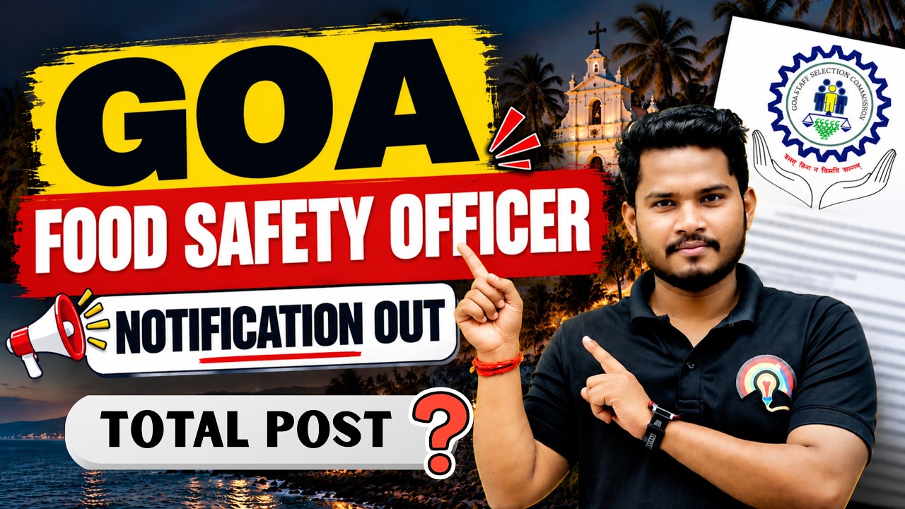 FSO VACANCY | GOA FSO RECRUITMENT 2026 OUT 🔥 | GOA VETERINARY ASSISTANT