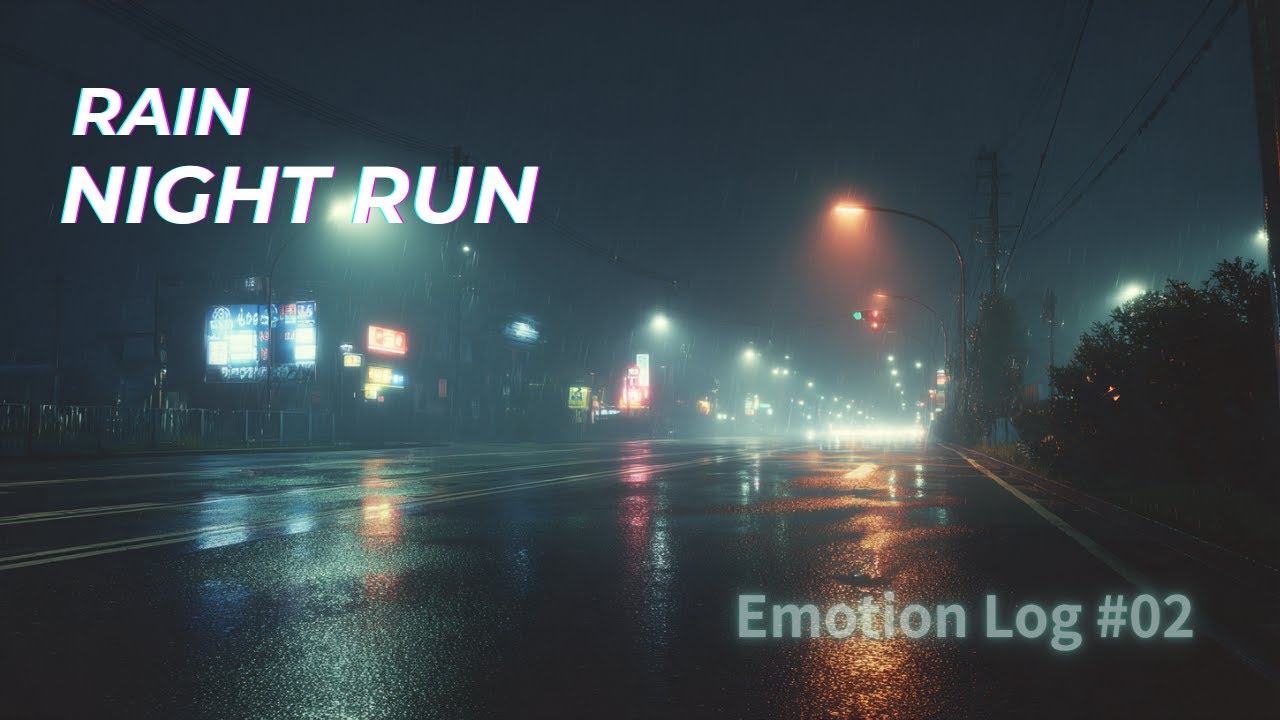 Night Run in the Rain 🌧️ Up-Tempo AI Running BGM | Emotion Log #02 – MIO