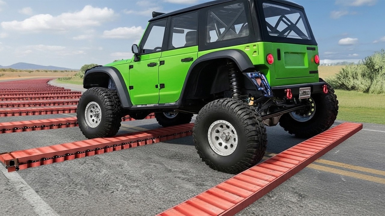 Can They Survive? Ultimate Suspension Test in BeamNG Drive #1