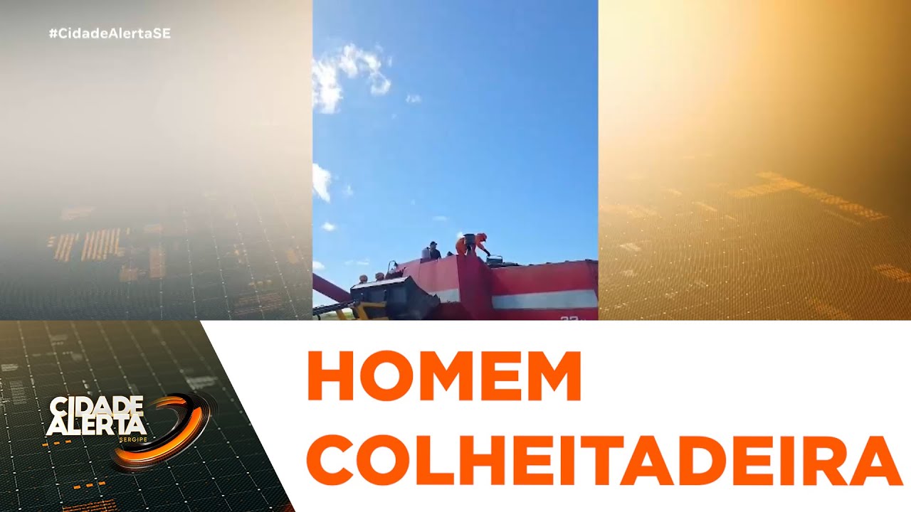 Trabalhador rural é engolido por colheitadeira - CA