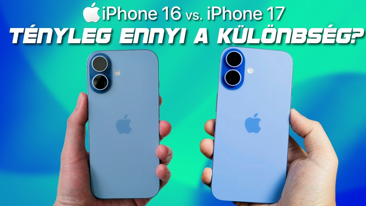iPhone 17 vs iPhone 16 – Több a különbség, mint gondolnád