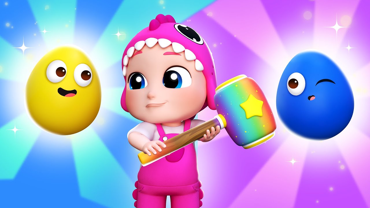 بيض المفاجآت السحري! 🥚✨ ماذا يوجد بالداخل؟ أغنية السيارات والجرارات والدراجات للأطفال