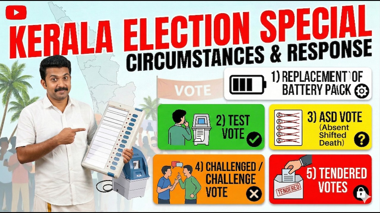 TEST VOTE, ASD VOTE, TENDERED VOTE etc | KERALA ELECTION | SPECIAL CIRCUMSTANCES AND RESPONSE |