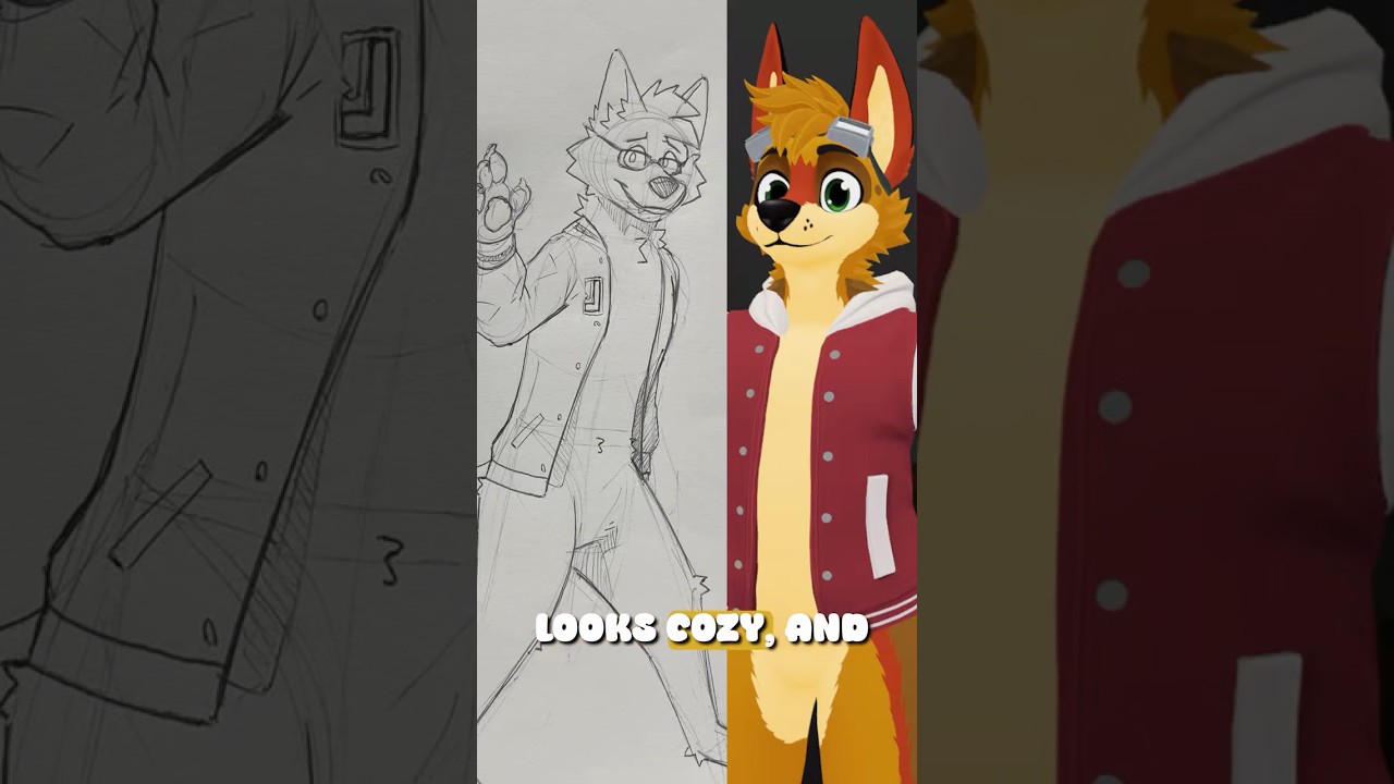 Finding My Fursona’s Identity! (Levi the Nerd Jock Dog!) 🐶 | 