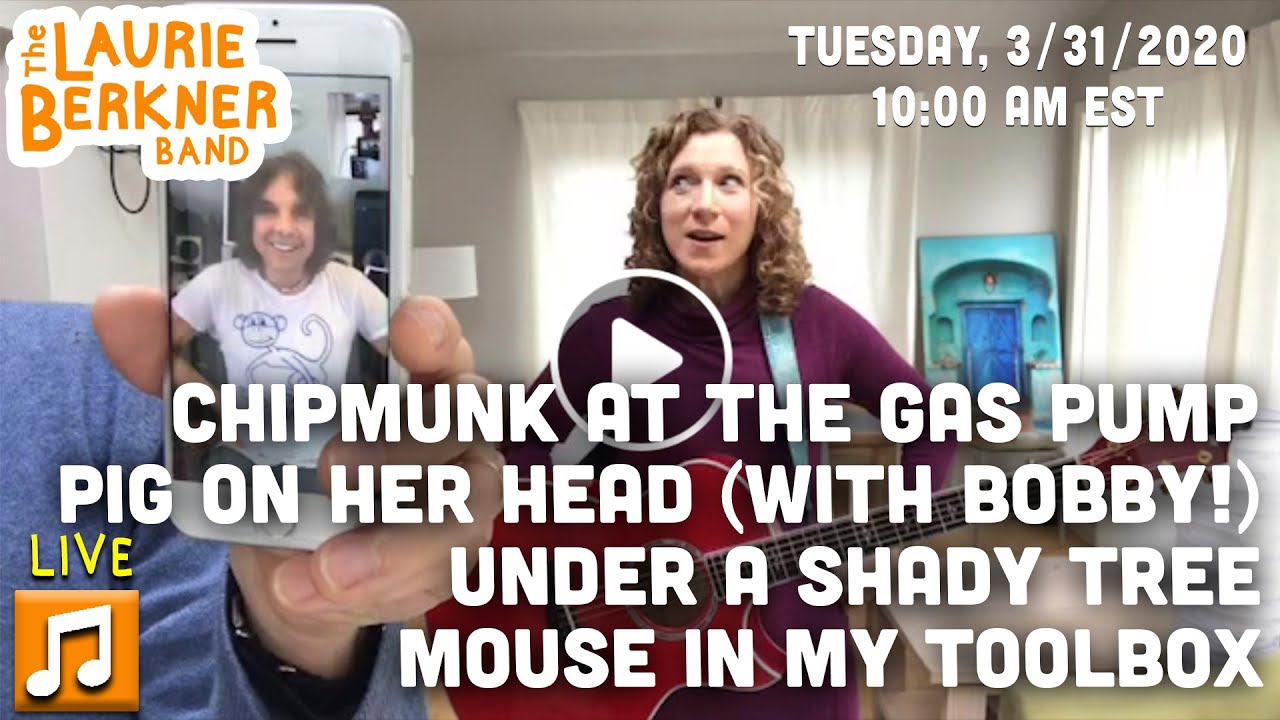 LIVE Berkner Break with Special Guest Bob Golden | Tuesday, March 31st | Chipmunk, Pig on Her Head