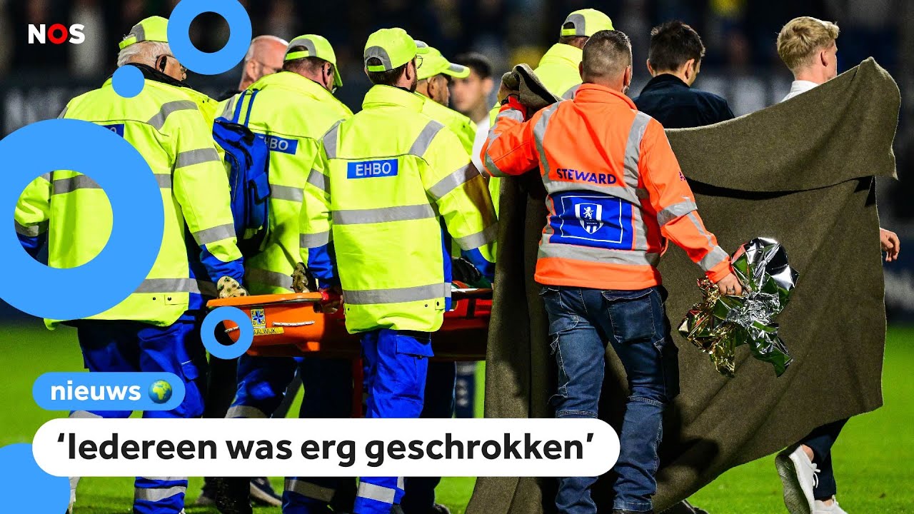 RKC-keeper bewusteloos na botsing, wedstrijd gestaakt
