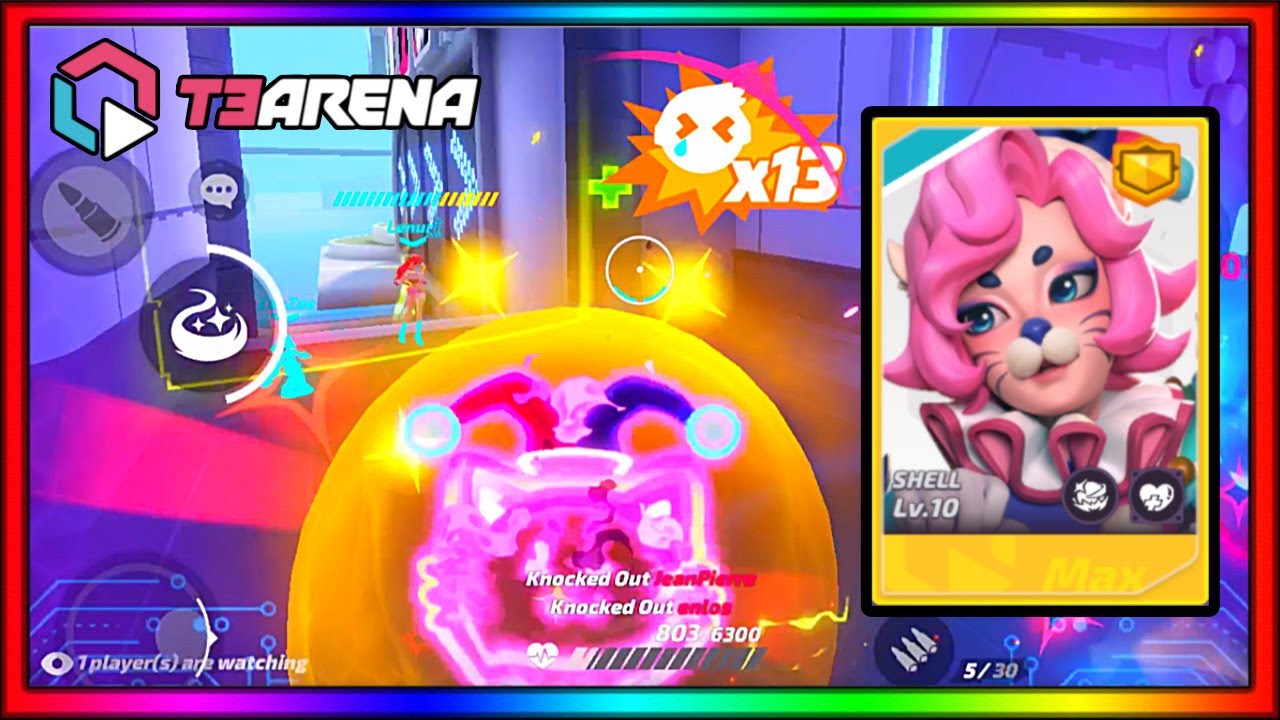T3 Arena Shell Gameplay! *NEW* Prank Hacker Lucky Draw Skin!